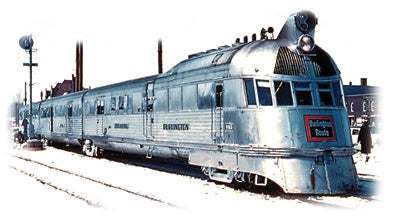 Con-Cor 001-008724 HO Burlington Northern Twin Headlight Zephyr