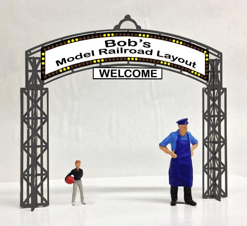 Miller Engineering 88-0651 HO/O Bob's Model Railroad Animated Neon Sign Kit