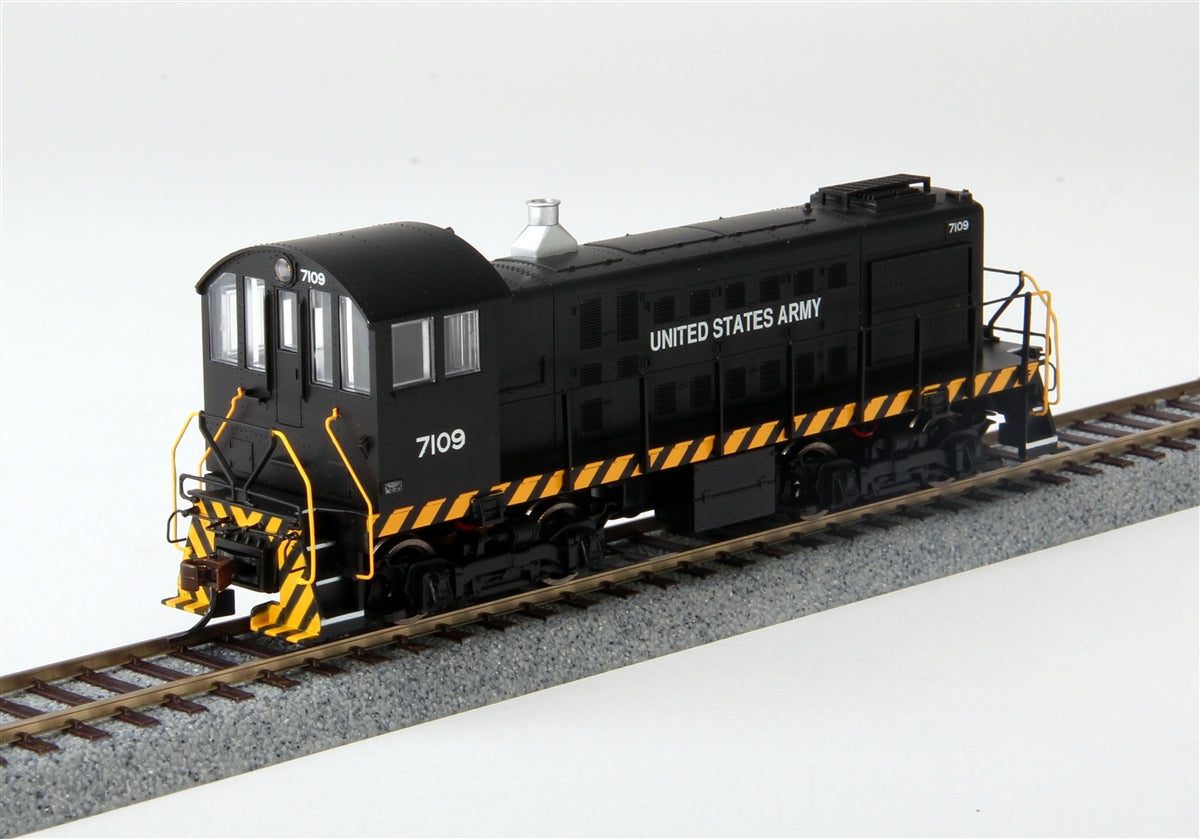 Bachmann 63405 HO Scale US Army Alco S2 Diesel Switcher #7109 with DCC/Sound