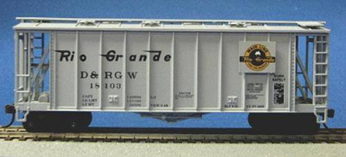 Con-Cor 197005 HO D&RGW GATX Airslide Covered Hopper Car (Set of 2)