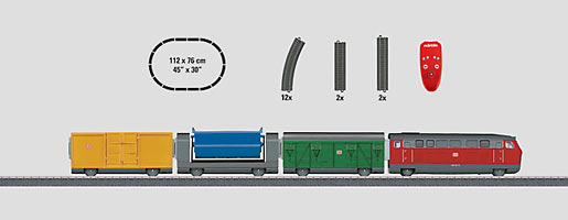 Marklin 44100 HO Add-On Car Set For the Freight Train
