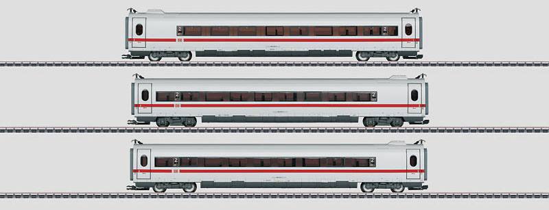 Marklin 43735 HO German Railroad DB AG ICE 3 Passenger 3-Car Add-On Set
