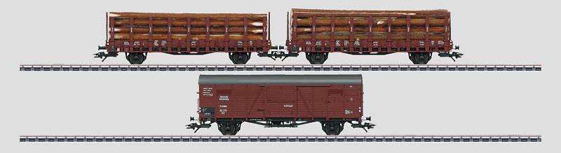 Marklin 46401 HO German State Railroad DRG Era II Freight Car Set - 3-Rail