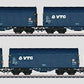 Marklin 47203 HO VTG Hamburg Type Shimmns 4-Axle Sliding-Tarp Car 5-Pack