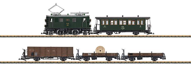 LGB 29450 100th Anniversary Engadin Electrification G Gauge Electric Train Set
