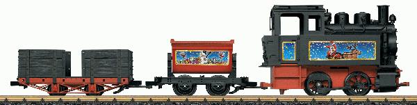 LGB 90203 Christmas Battery Powered G Gauge Steam Starter Train Set