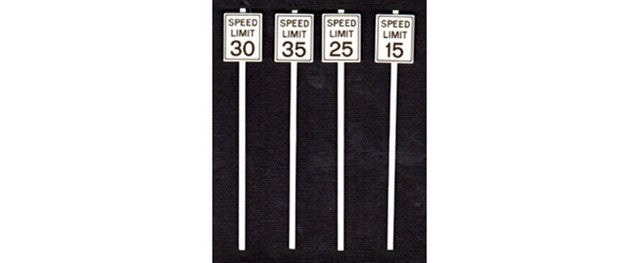 Tichy 3543 S Low Speed Limit Signs (Pack of 8)