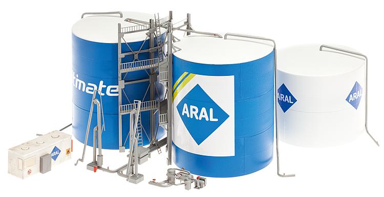 Faller 130485 HO Aral Oil Tank Farm Kit