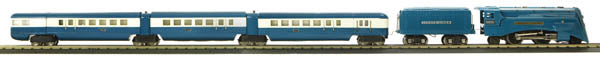 MTH 11-6016-1  O Gauge Blue Streak 265E Steam Passenger Train Set with PS 2.0