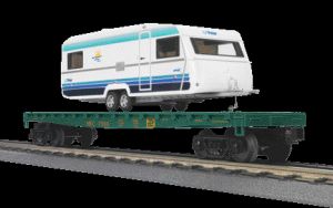MTH 30-76536 Maine Central 50' Flat Car w/Camper