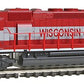 Kato 176-4814 N SD40-2 Early w/DB Wisconsin Southern #4004