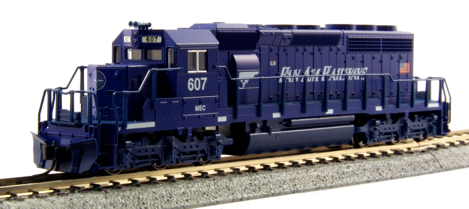 Kato 176-4817 N Pan Am Railway SD40-2 Early w/DB #675