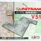 Kato 40-801 N Unitram Street Track Set V51 Figure-Eight Crossing Expansion Set