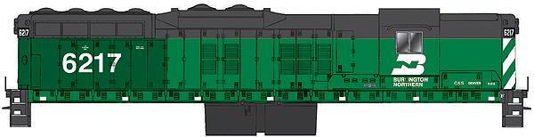 Walthers 920-41601 P2K SD9 DCC Snd BN #6219