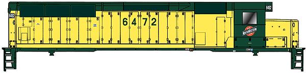 Proto 2000 920-48052 HO Chicago & North Western EMD SD45 Diesel Locomotive #6472