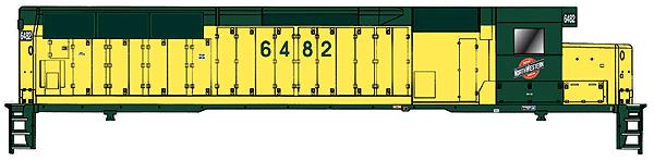 Walthers 920-48053 HO Chicago & North Western EMD SD45 DC PROTO 2000 #6482