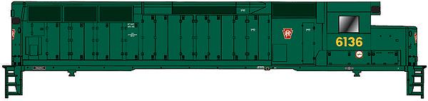 Walthers 920-48055 HO Pennsylvania EMD SD45 - Standard DC - PROTO 2000(R) #6136