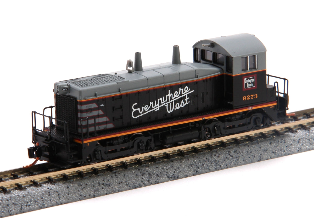 Walthers 920-80152 N CB&Q EMD SW9/1200 Diesel Locomotive #9273 - Standard DC