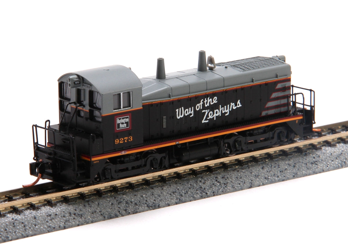 Walthers 920-80152 N CB&Q EMD SW9/1200 Diesel Locomotive #9273 - Standard DC