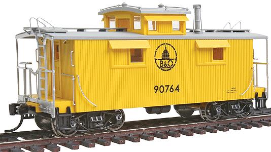 Walthers 920-103154 HO Scale Proto B&O 25' C&O Wood Caboose #90764