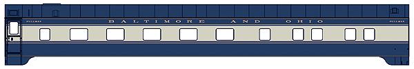 Walthers 920-15206 HO Scale B&O 85' PS 10-5 Sleeper Car