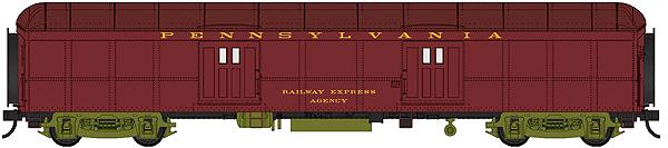 Walthers 920-17241 HO Pennsylvania Class B60b Baggage Car w/Standard Doors RTR