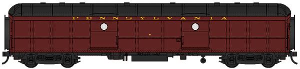 Walthers 920-17243 HO Pennsylvania B60b Baggage Car w/Porthole Windows