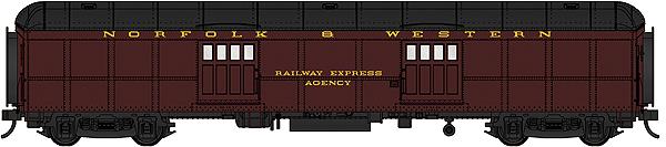 Walthers 920-17244 HO Pennsylvania Class B60b Baggage Car w/4-Window Doors RTR