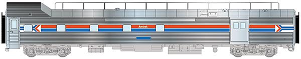 Walthers 920-13341 HO Amtrak 85' Pullman-Standard Baggage-Dormitory