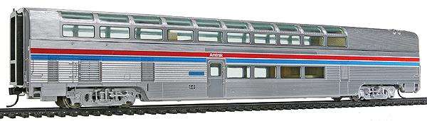 Walthers 14322 HO Amtrak 85' Budd Hi-Level Sky Lounge - Lighted - Ready to Run