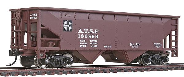 Walthers 910-56951 HO Scale ATSF 36 2-Bay Offset Hopper (Set of 6)