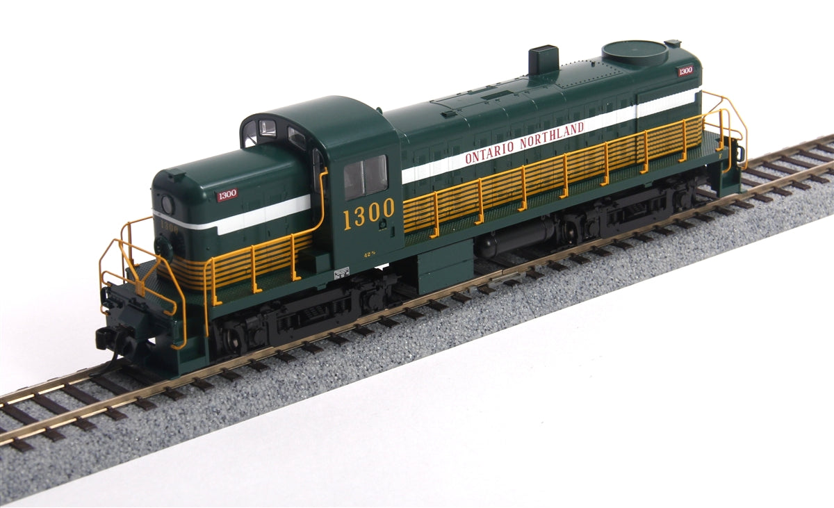 Walthers 910-9023 HO Ontario Northland Alco RS2 DC Green/Yellow/White #1301