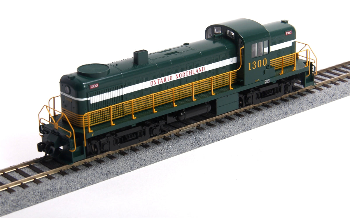 Walthers 910-9023 HO Ontario Northland Alco RS2 DC Green/Yellow/White #1301