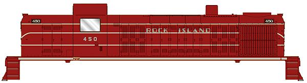 Walthers 910-9025 HO Scale Rock Island Alco RS2 Diesel Locomotive #454