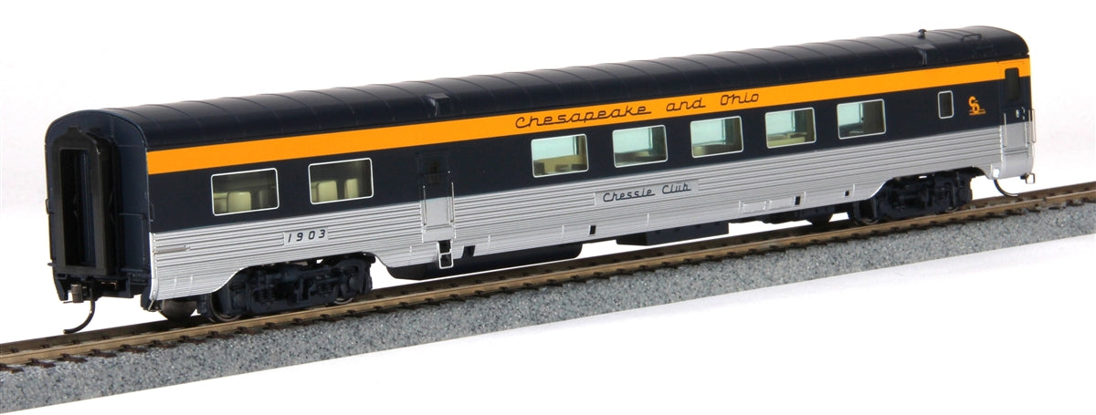 Walthers 920-9365 HO C&O Pere Marquette 85' PS Lunch Counter Lounge Car #1903