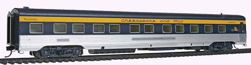 Walthers 920-9374 HO C&O Pere Marquette 85' PS 10-6 Sleeper