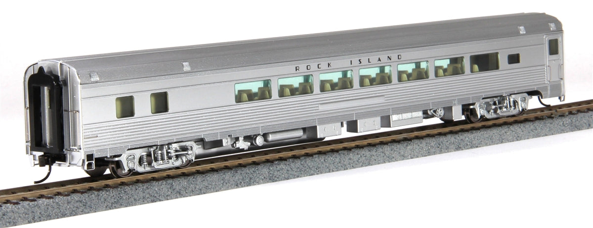 Walthers 920-14007 HO Rock Island 85' Budd 1 DR 29-Seat Lighted Lounge Car