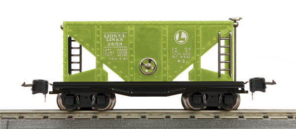 Lionel 11-70054 O Lionel Lines Stephen Girard Green Tinplate Hopper Car #2653