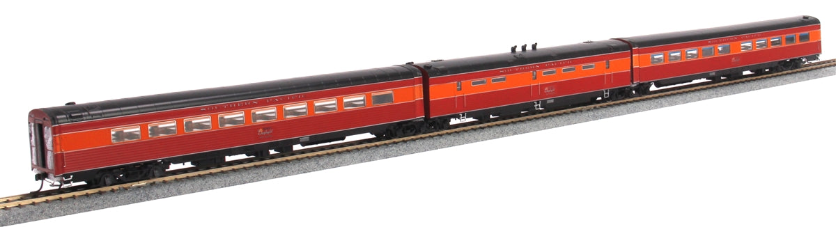 MTH 80-60030-5 HO Southern Pacific Diner/Kitchen/Coffee Passenger Set (Set of 3)