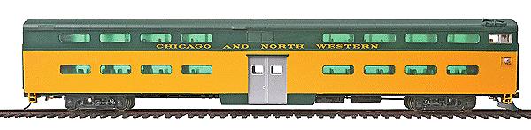 Walthers 920-16521 HO 85' Pullman-Standard Bi-Level Commuter Cab Car Lighted