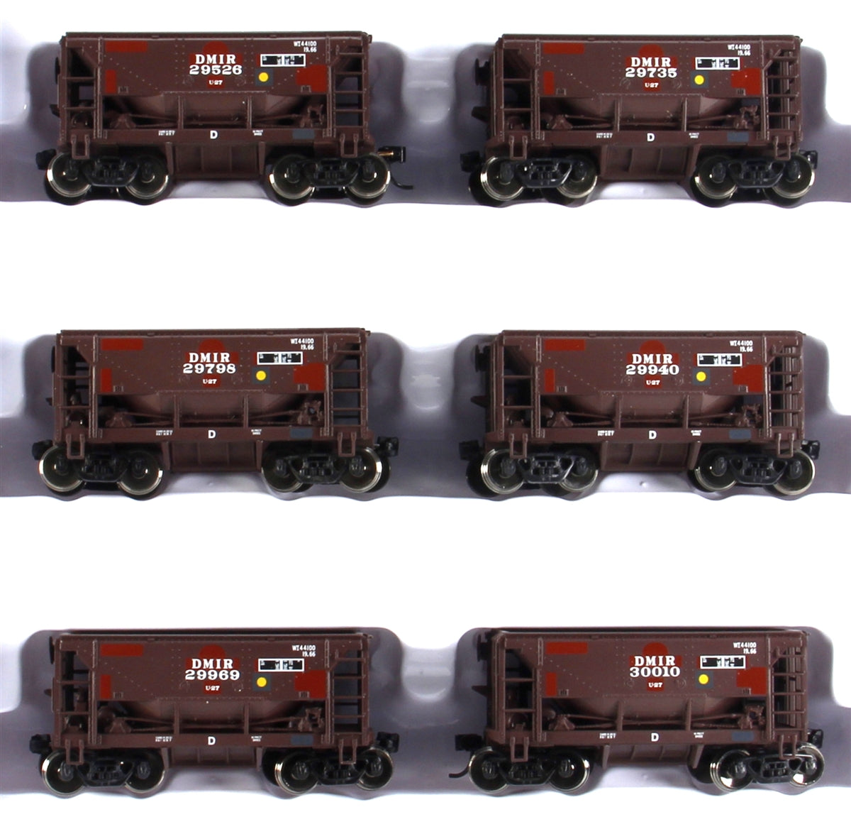 Walthers 910-58004 Duluth, Missabe & Iron Range 24' Ore Car 6-Pack