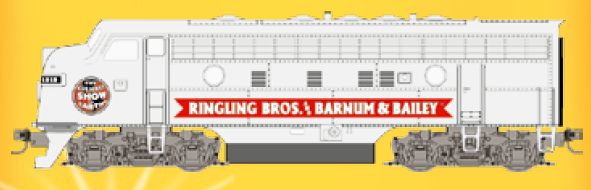 Micro-Trains 98001522 Z Ringling Bros. and Barnum & Bailey EMD F7A Std. DC #1907