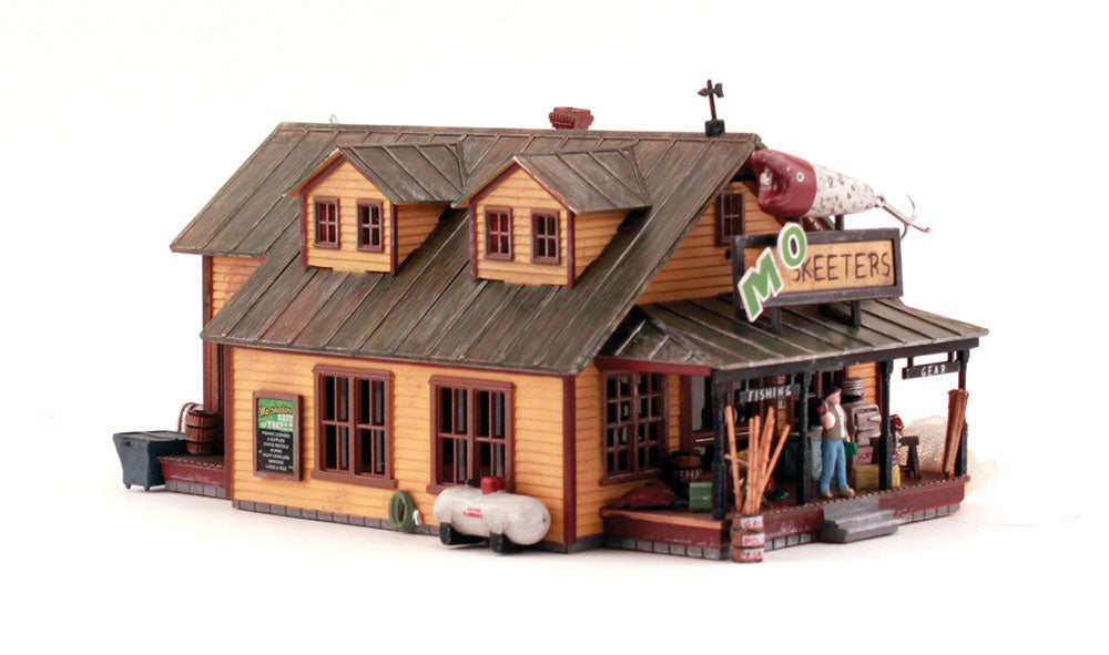 Woodland Scenics BR5047 HO Built-&-Ready Mo Skeeters Bait& Tackle Building