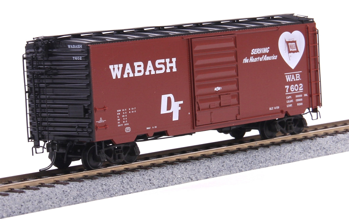 Kadee 5306 HO Wabash PS-1 40' Boxcar with 8' Door #7602