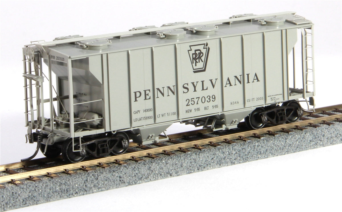 Kadee 8337 HO Pennsylvania PS-2 Two-Bay Covered Hopper #257039