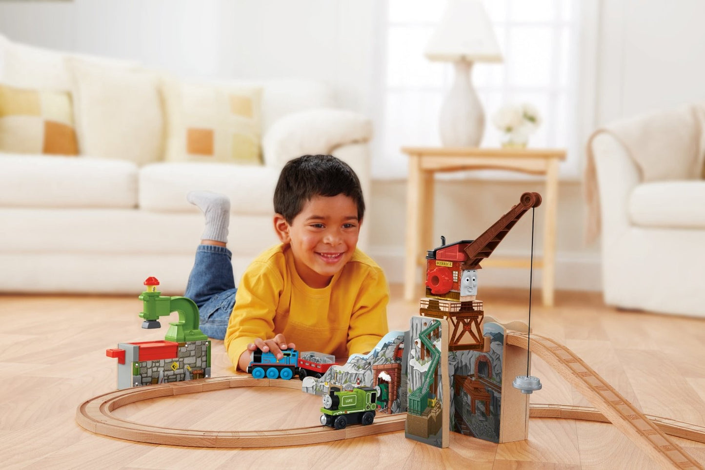 Fisher Price BDG58 Thomas & Friends™ Wooden Railway Merrick & Rock Crusher Set