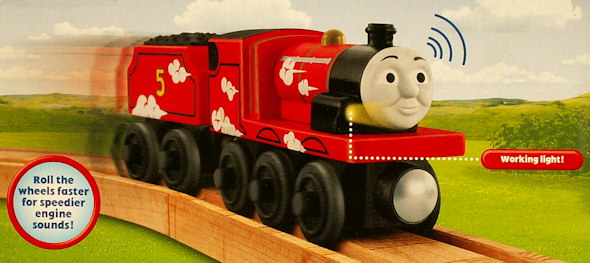 Fisher Price BDG14 Thomas & Friends™ Wooden Railway Roll & Whistle™ James