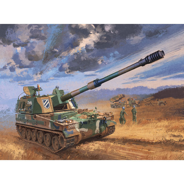 Academy 13219 1:35 R.O.K.ARMY K9 Self-propelled Howitzer Military Tank Model Kit