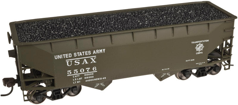 Atlas 20002493 HO Scale US Army 2-Bay Offset Hopper #55076