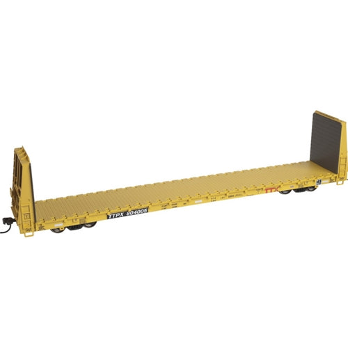 Atlas 20002668 HO Scale TTX Company Bulkhead Flat Car #804069